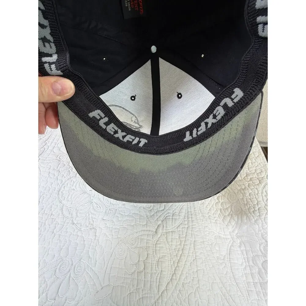 Metal Mulisha Black L XL Flexfit Fitted Cap Hat Motocross BMX Streetwear Logo